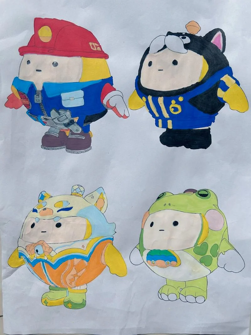 蛋仔派对贝克简笔画_1