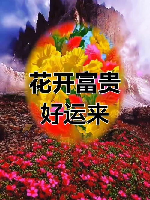 花开富贵下一句祝福语-富贵花开下一句