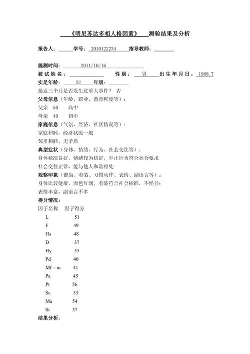 心理测试成绩_2