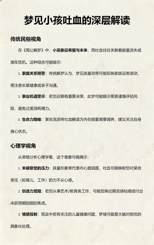 梦见吐血啥意思啊_2
