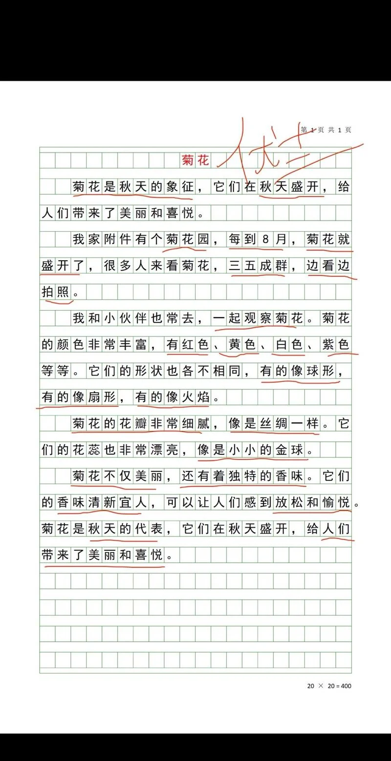 写花的作文50字_1