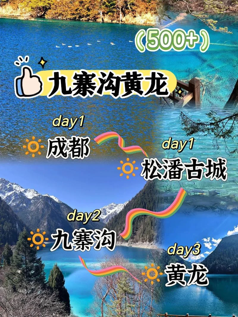 黄龙九寨沟旅游攻略图-黄龙九寨沟游玩攻略