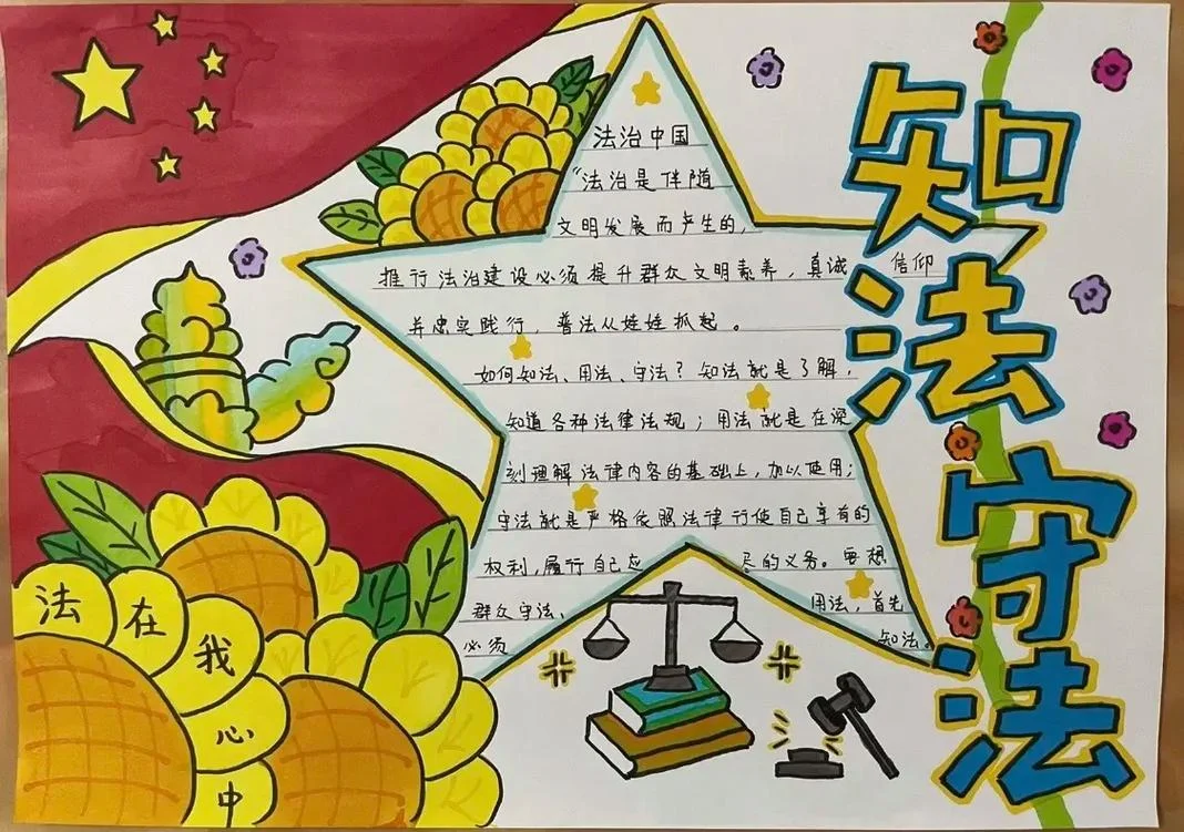 法制教育手抄报内容多_2