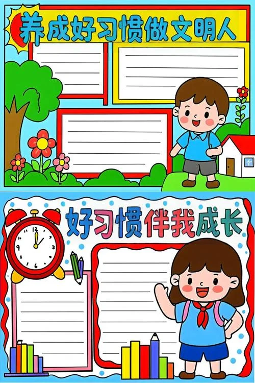 六年级习惯养成手抄报_1