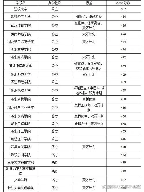 湖北分最低的公办二本_1