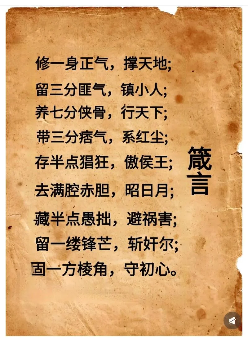 养一身浩然正气下一句_1