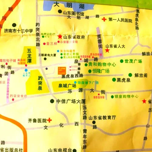 济南一日游最佳路线图-济南一日最佳路线