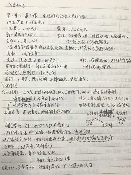 苏教版高一历史必修一知识点_2