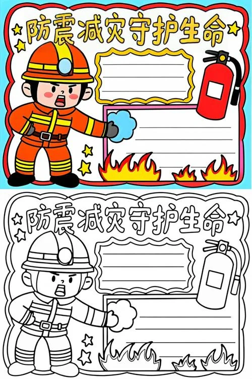 地震简笔画_1