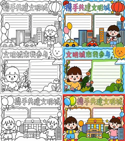 创建文明城区手抄报_2