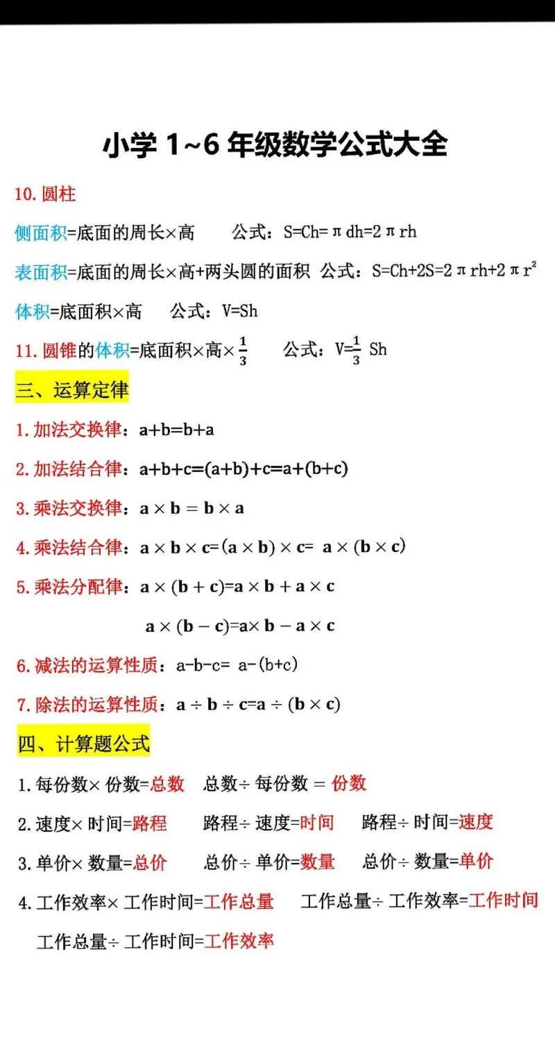 数量关系公式大全视频-数量关系公式视频