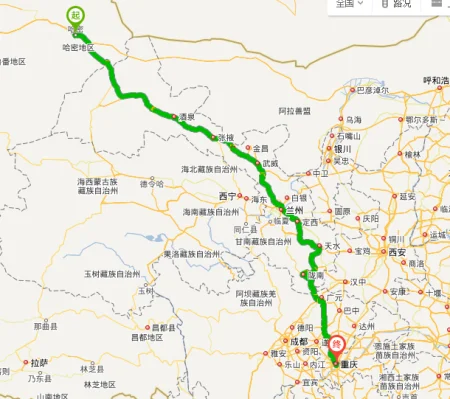 泉州到重庆多少公里-泉州到重庆距离