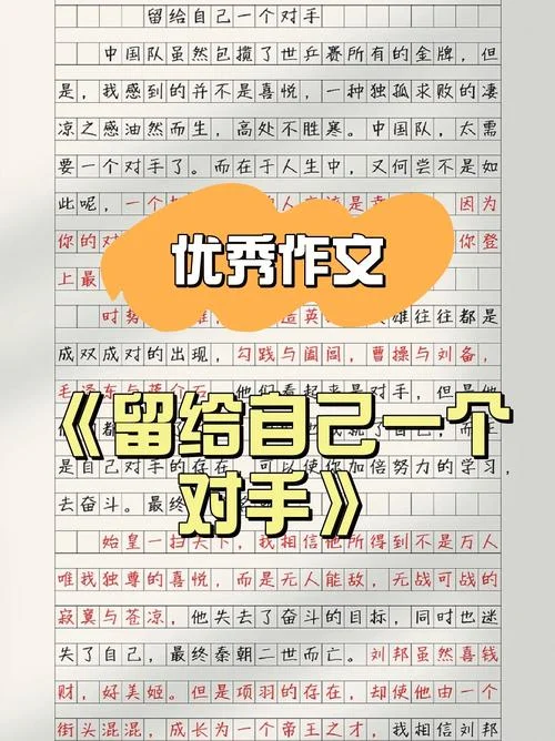 感谢对手的作文怎么写_2