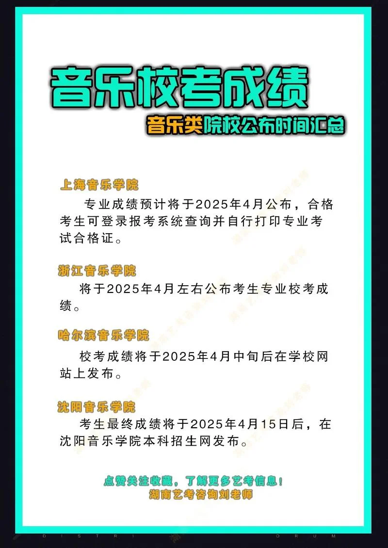 浙江音乐学院校考成绩查询_1