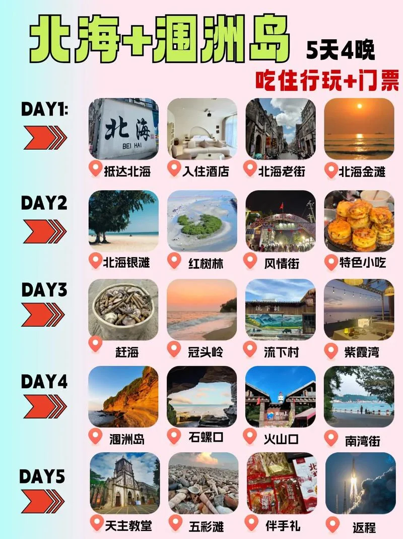 28元北海三日游5-28 元北海三日游