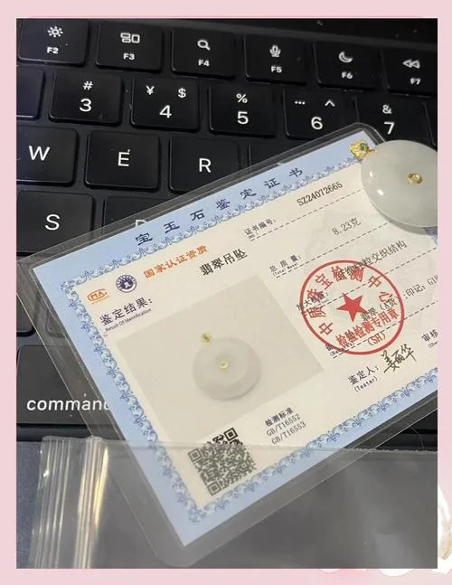 翡翠手镯证书号查_1