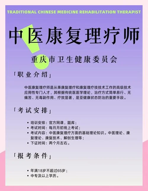 康复理疗师证考试报名条件-康复理疗师证考试报名条件