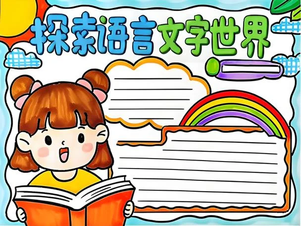 学生语言文字手抄报_2