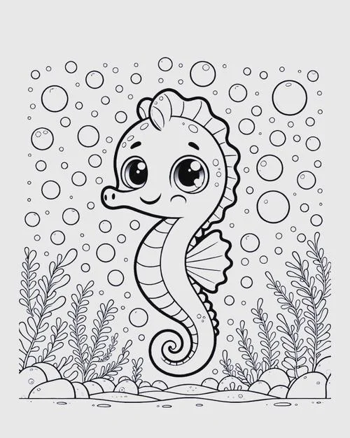 小动物图片简笔画涂色_1