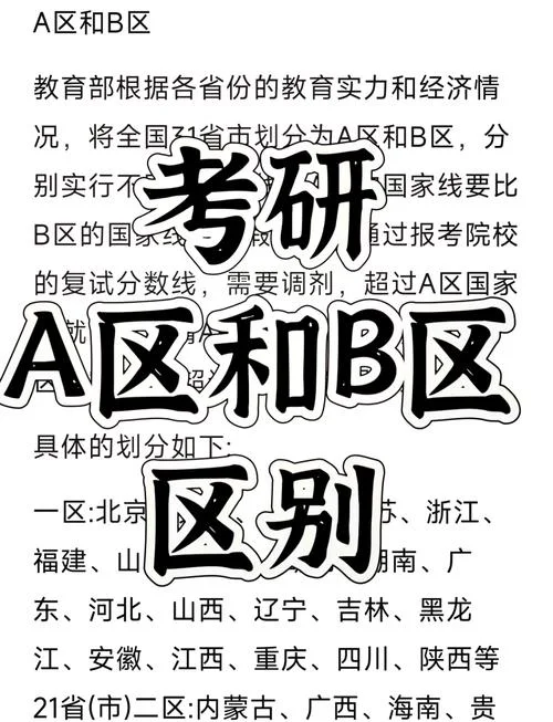 医学考研a区和b区_2