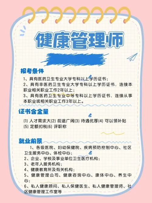 安徽健康管理师报考条件_1