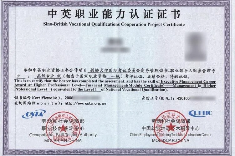 职业资格证书叫什么-职业资格证书名称