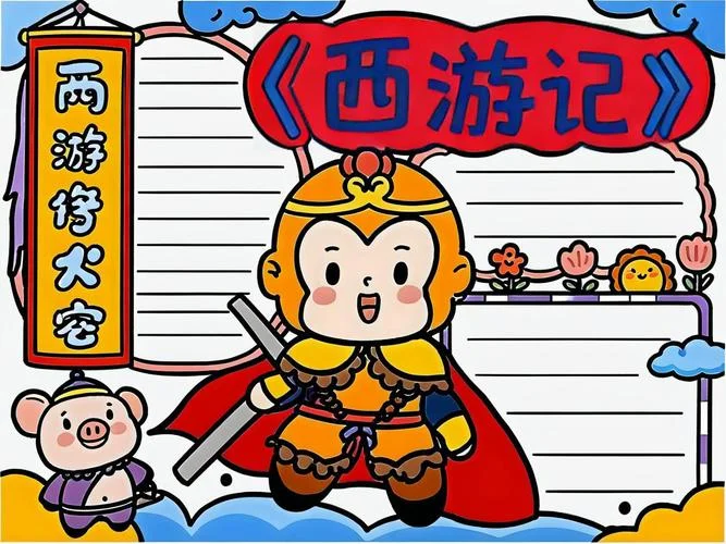 孙悟空手抄报霸气_2