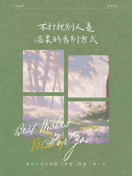 不打扰别人的说说_2