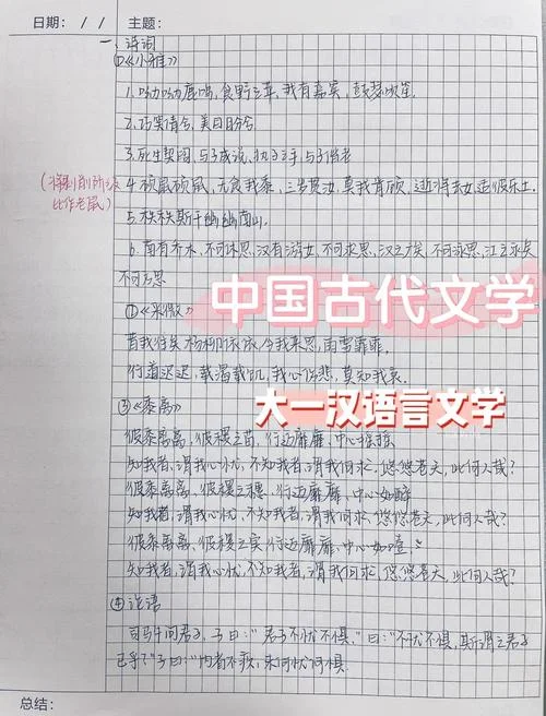 古代汉语考研文选-古汉语考研必备选