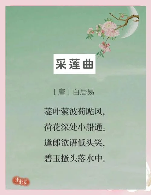 古诗采莲童曲的读后感_1