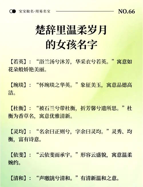 诗经楚辞起名全注_1