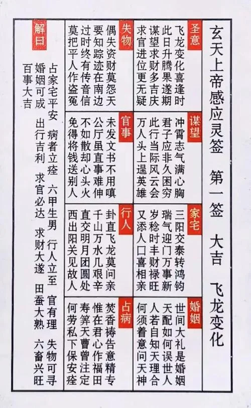 在线抽签占卜算命_1