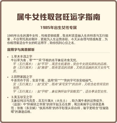 属牛的起名用那些字好_1