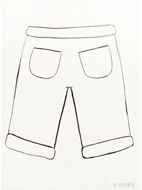 裤子简笔画幼儿男孩-幼儿男孩裤子简笔画