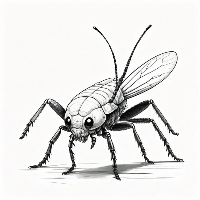 昆虫简笔画图片大全_1