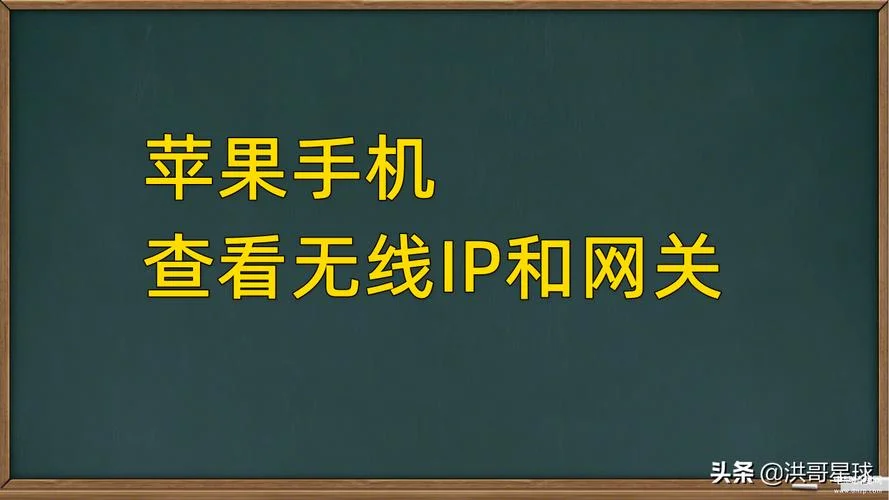 苹果手机ip地址在哪查_2