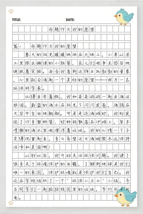 作文我的愿望怎么写-写愿望作文方法