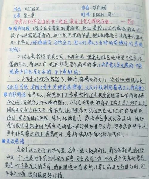 红岩读书笔记感悟_1