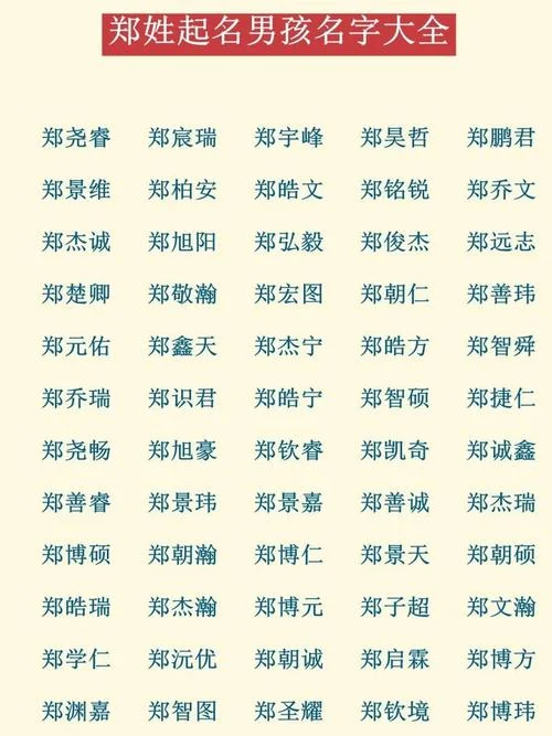 百姓起名男孩名字大全_1