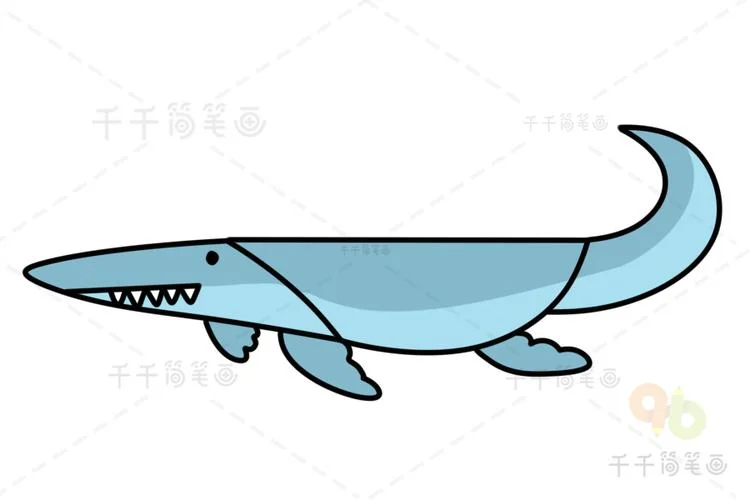 画沧龙简笔画_1