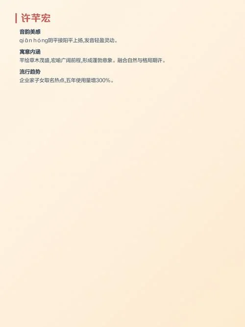 许氏女宝宝起名大全集_2