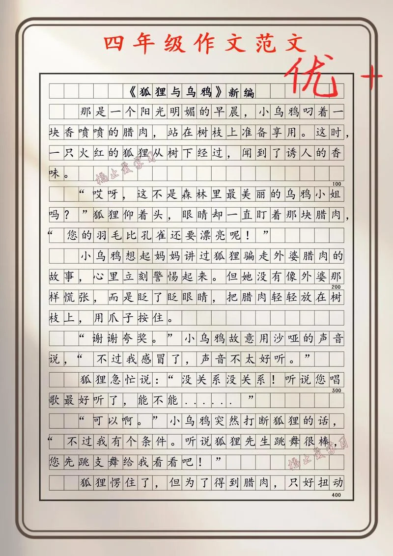 狐狸与乌鸦的道理_2