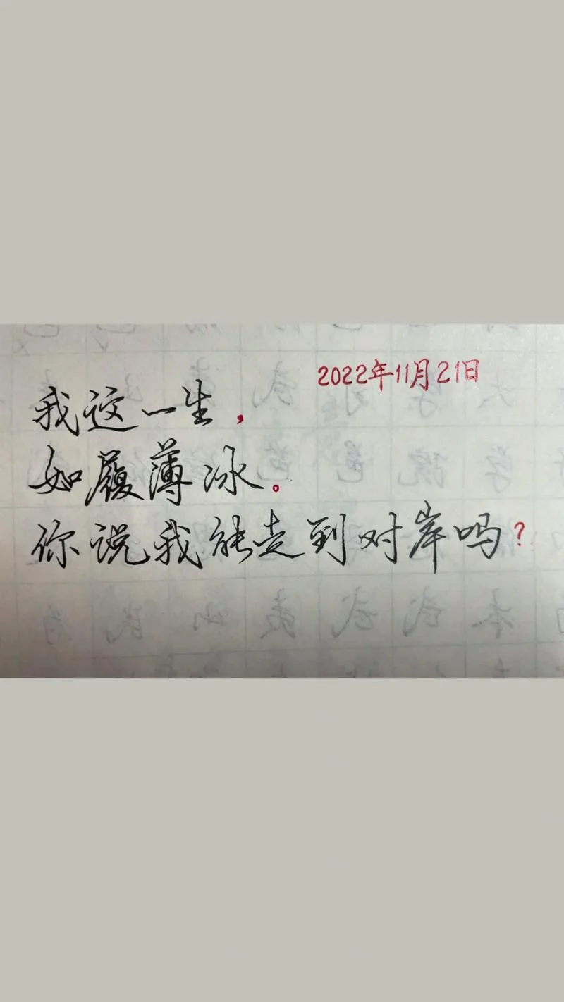 我这一生如履薄冰出自于哪里-我如履薄冰出自古典