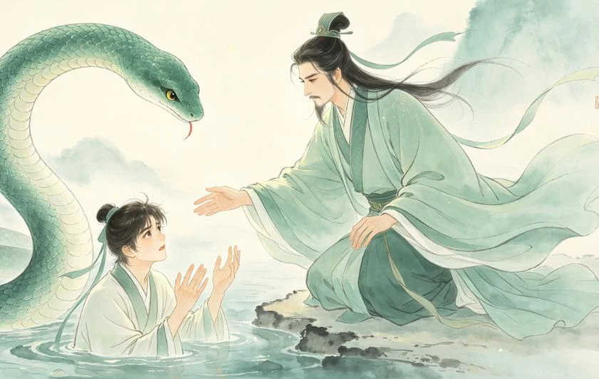 梦见白蛇黑蛇_1