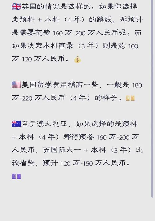 美国英国留学费用-英美留学费用