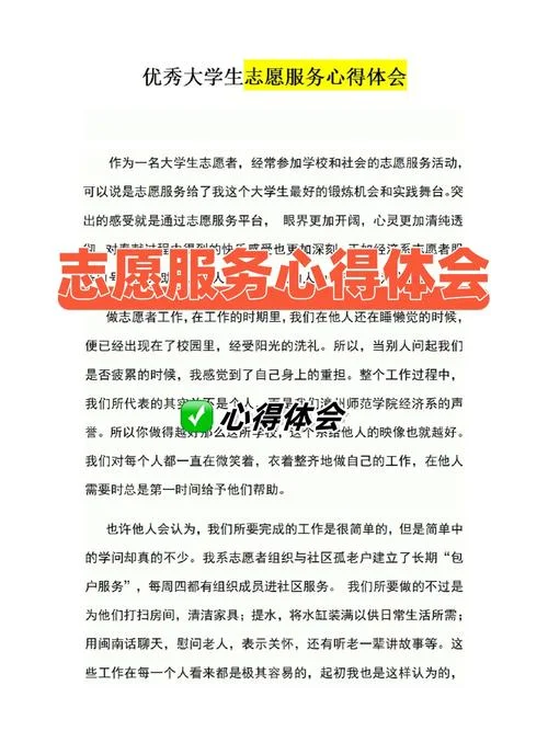 志愿者感悟作文_1
