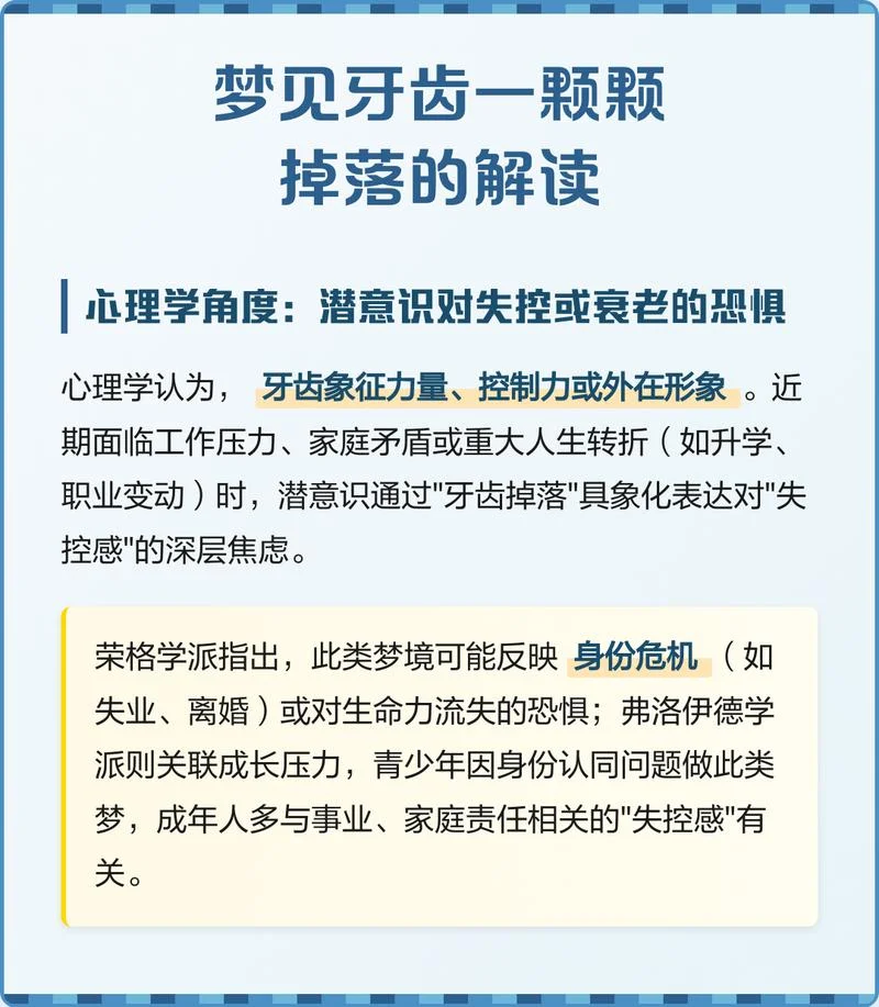 做梦掉大牙周公解梦_1