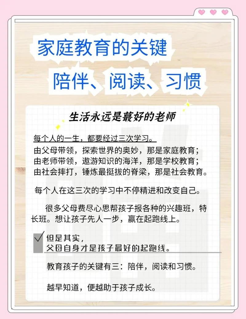 家庭教育分享与感悟-家庭教育感悟分享