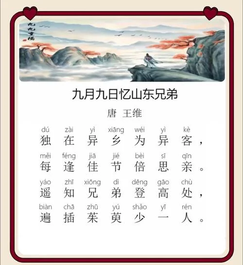 九月九日忆山东兄弟是谁写的_1