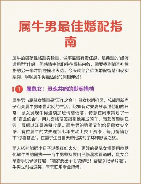 属牛女性最佳婚配属相_2